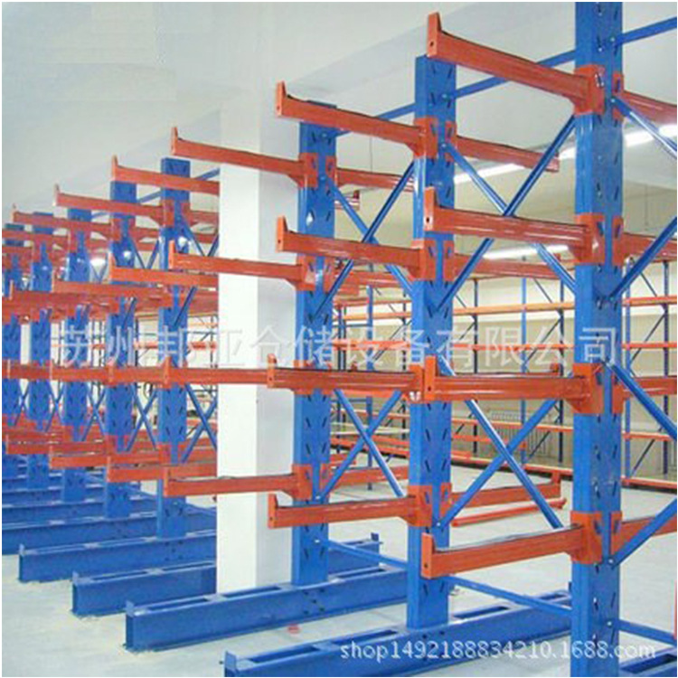 钢铁悬臂式重型货架仓储布匹木材五金钢管管材仓库厂房货架