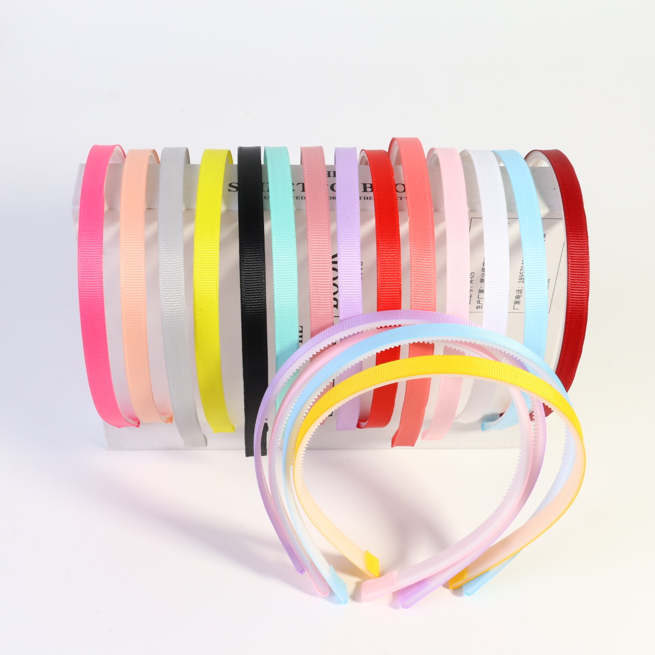 DIY Hairband 1cm Double-Row Toothed Fabric Patch Korean Style Han