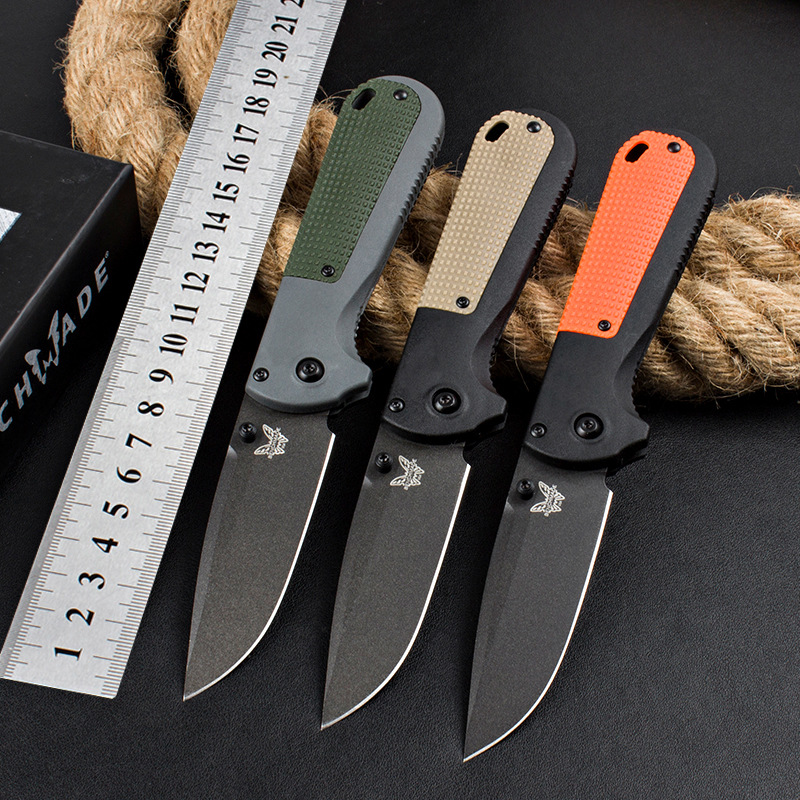 厂家直销蝴蝶430BK随身小刀迷你户外便携防身求生刀家用水果刀折