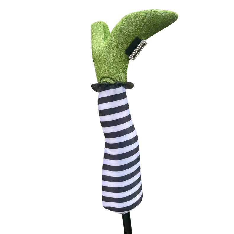 Transfronterizos Halloween patio al aire libre bruja pierna plug-in bruja malvada pierna Halloween bruja pierna decoración