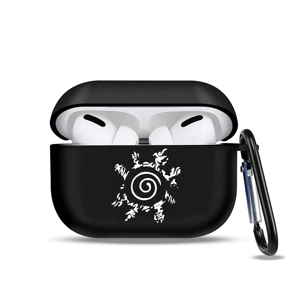 Наруто AirPods1/2 защитный чехол AirPods 3 поколения Bluetooth гарнитура Учига Вижи Писатель Писательское колесо глаз Мужчины