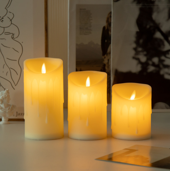 electronic candle for St. Valentine's Day