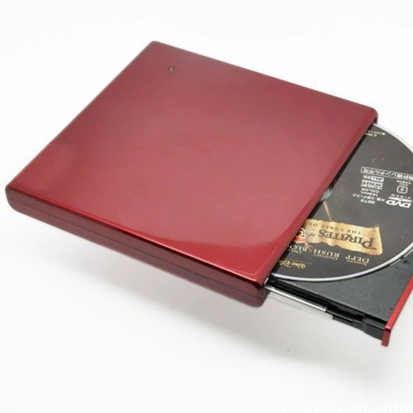 Внешний USB DVD-привод, портативный оптический DVD±RW рекордер, лоток USB 2.0, 8× DVD / 24× CD