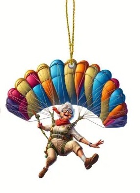 Nuevo globo aerostático mochila acrílica colgante espejo retrovisor de coche transfronterizo colgante plano regalo de vacaciones image 5