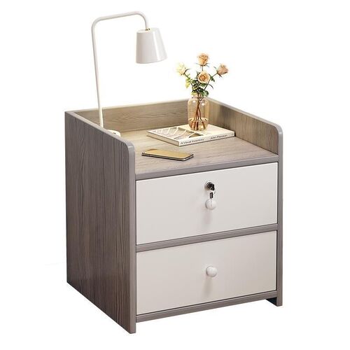 Bedside Cabinet Home Simple Modern Easy Storage Cabinet with Lock Mini Storage Cabinet Small Bedroom Renting Room Small Cabinet 