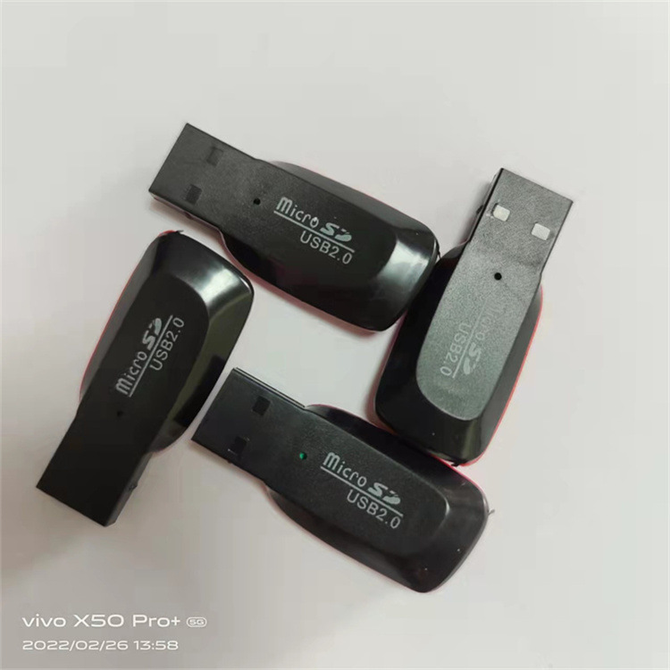 親指カードリーダーmicrosd/tfカード/携帯メモリカード高速2.0口笛三世代カードリーダー|undefined