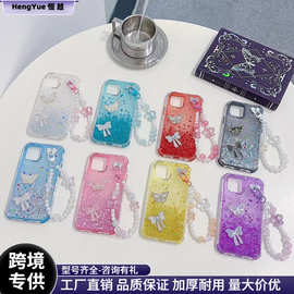 适用iphone16Promax肤感磁吸撞色手机壳15苹果12网红13跨境钻石14