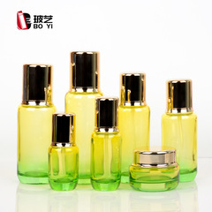 现货护肤品玻璃分装瓶面霜玻璃分装瓶子高级l护肤品套装瓶