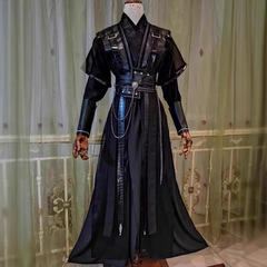 墨染cos服時代劇黒セット蕭策長庚顧晁周暉力装黒水賀玄コスプレ古風