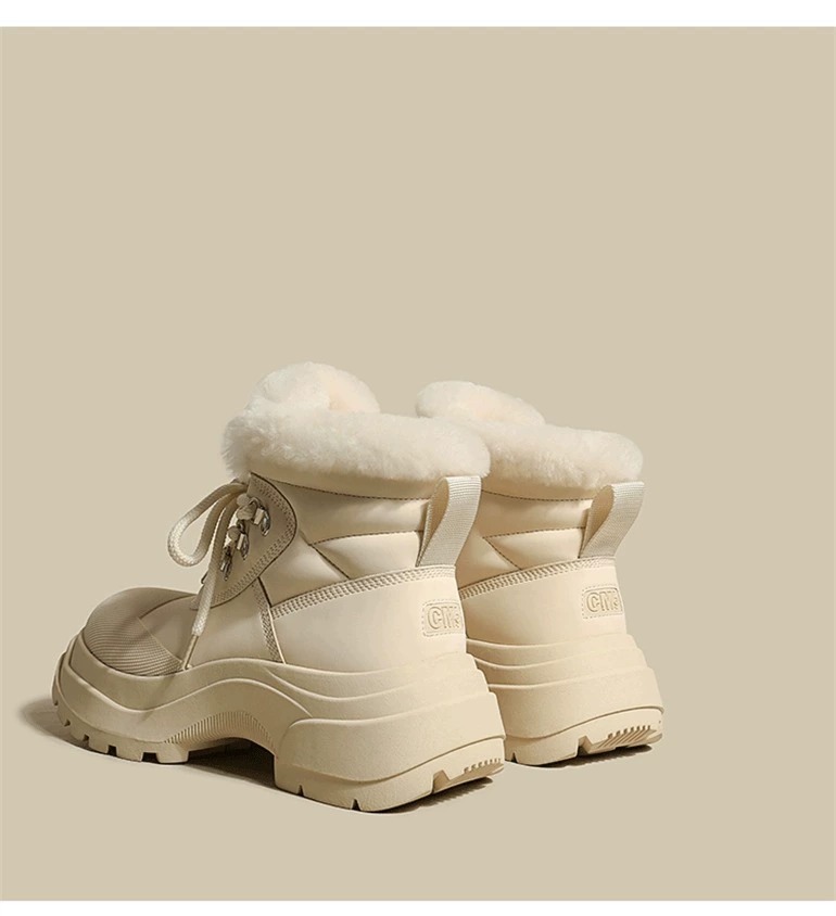 New winter padded padded padded shoes platform boots_voghion.com