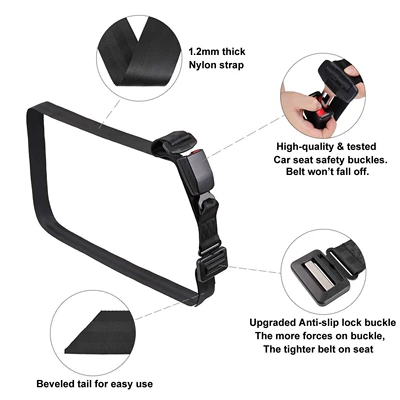 Safety Belt to Prevent Belly Compression, Protect — Car seat belt