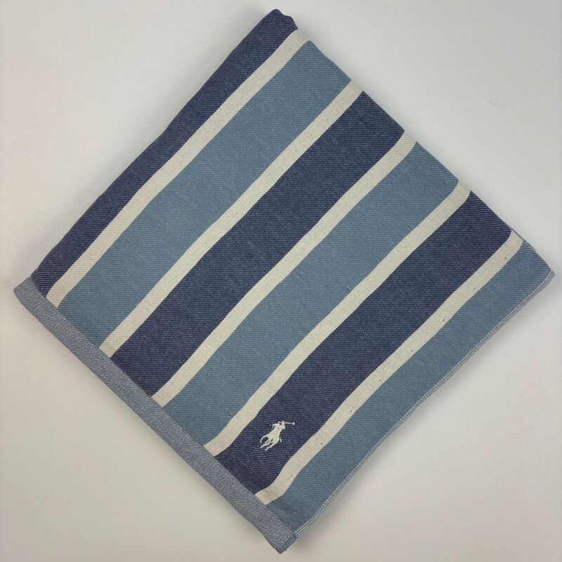 日本への輸出用外国貿易オリジナルオーダー ラフローレン POLO 高級先染めガーゼ刺繍ブティック限定バスタオル|undefined