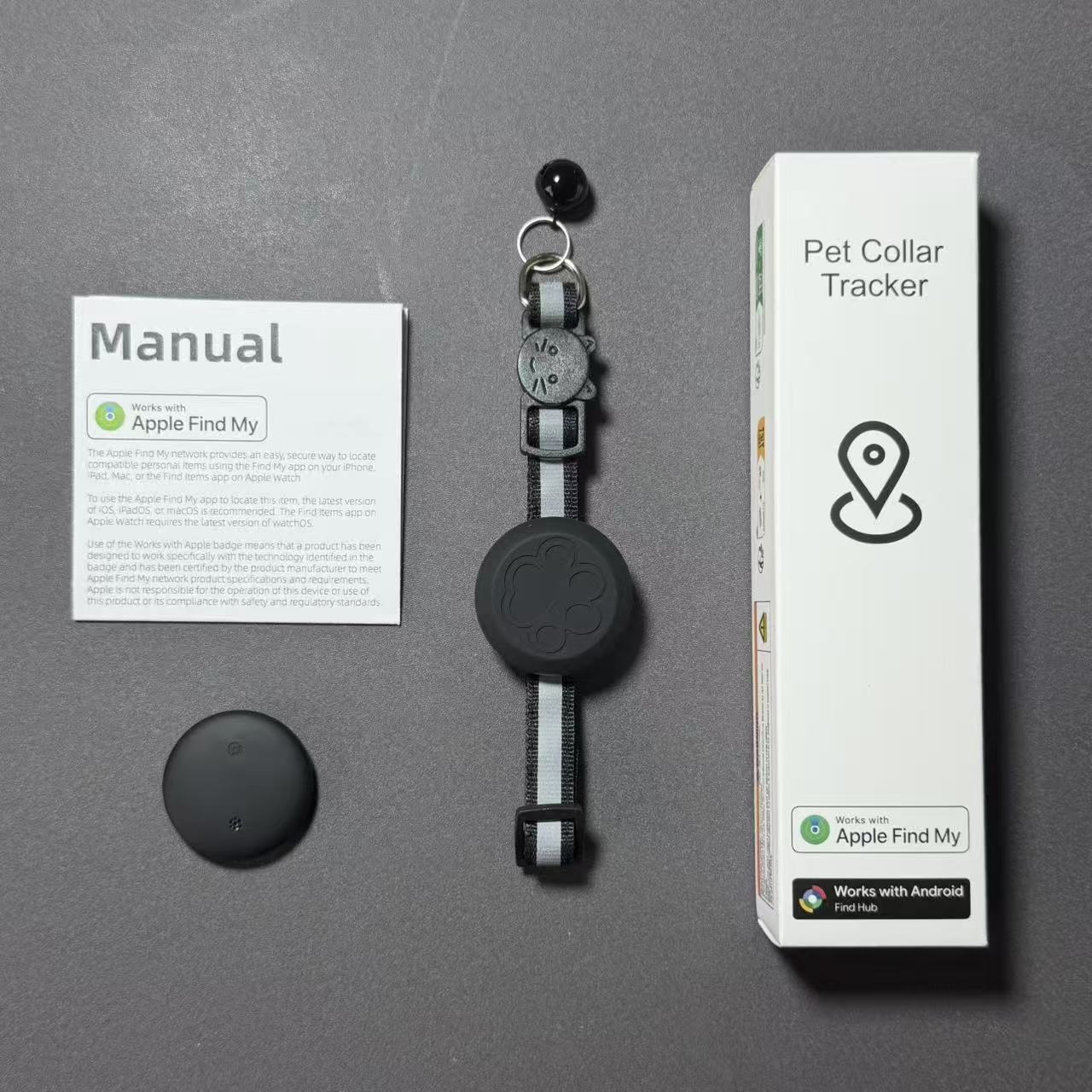 F10 black overseas version (apple and android dual system + pet collar)