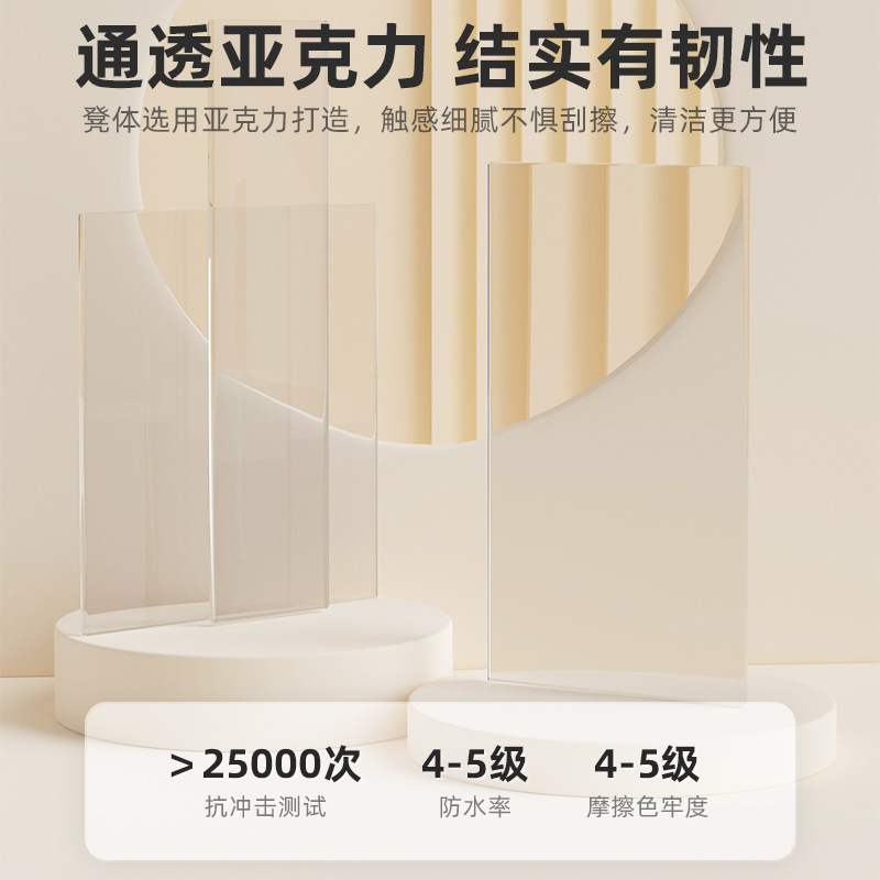 Taburetes de plástico acrílico pequeños para el hogar, taburetes de molino de viento modernos y simples, taburetes de cambio de zapatos, taburetes de sofá