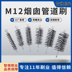 メーカーm 12煙突配管ブラシワイヤーブラシ工業配管硬毛炉通掃き0.3糸径強力研磨研磨