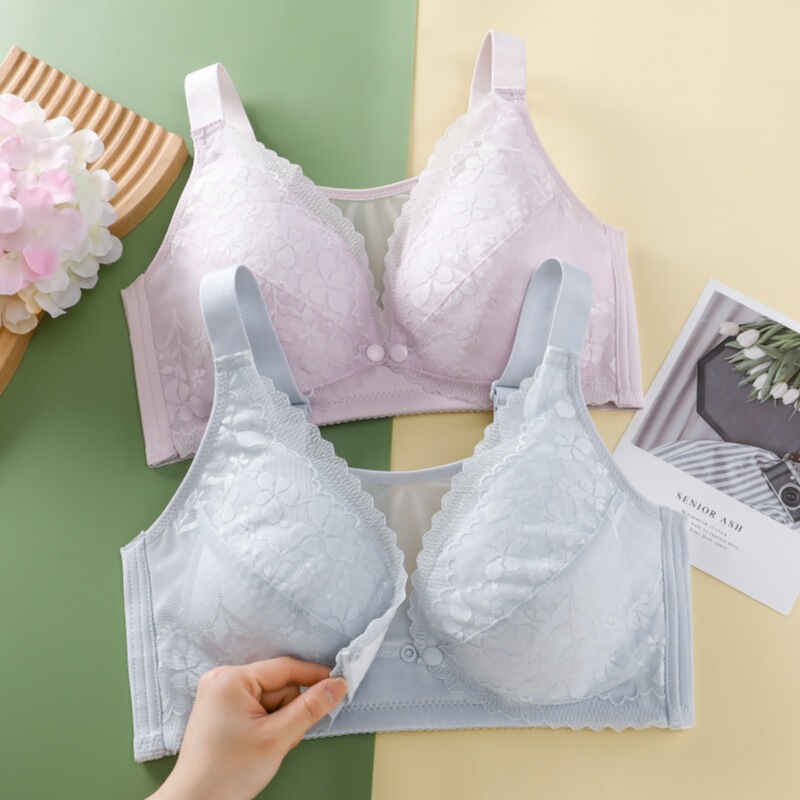 Factory Direct Sales Nursing Bra for Big Breasts, Thin Style, Breast Reduction, Anti-Sagging, Postpartum Breastfeeding, Large Size Maternity Bra