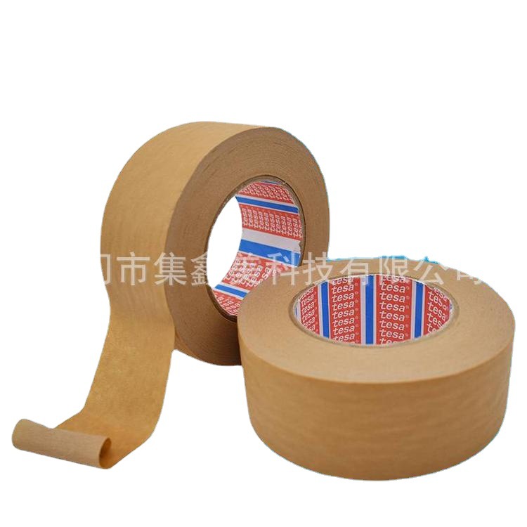TESA4341棕色美纹纸胶带皱纹纸遮蔽胶带 耐高温不残胶