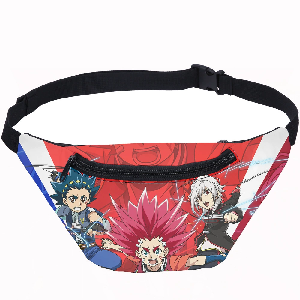 Оптовое предложение Amazon, поясная сумка Beyblade, уличный спорт, сумка на талии, по эскизам