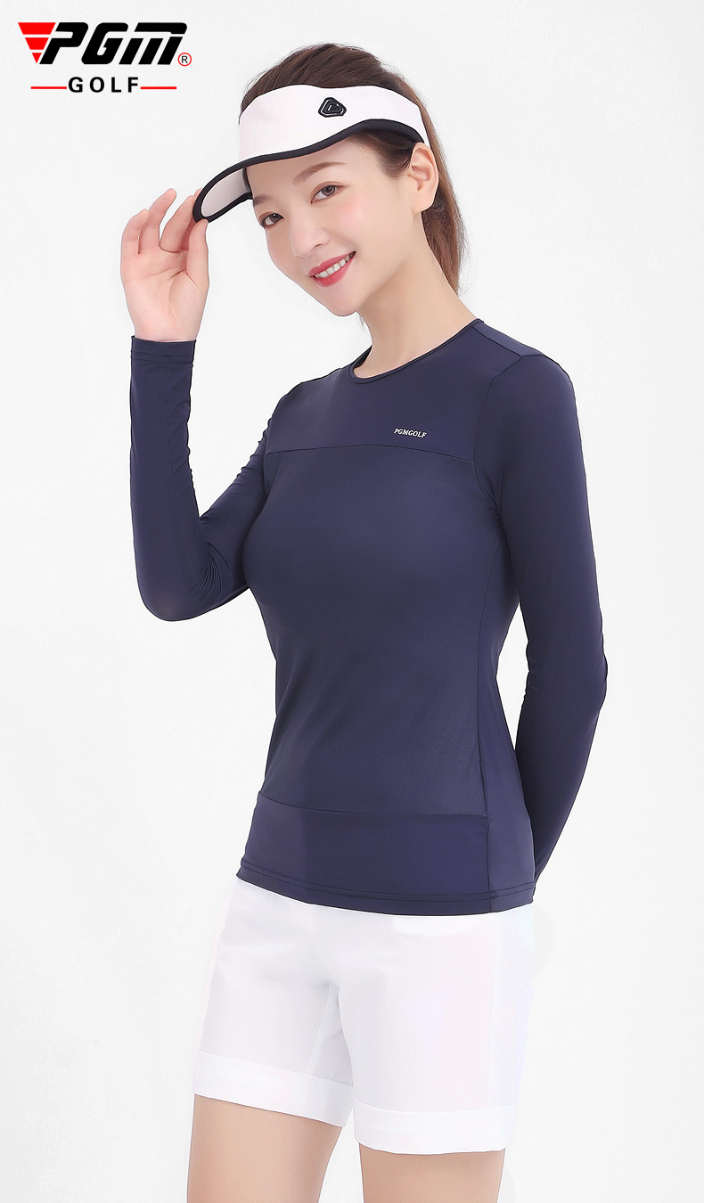 Quần short golf nữ co giãn nhanh khô PGM — KUZ101 màu xanh nhạt, KUZ101 màu xanh hải quân, KUZ101 màu trắng, KUZ101 màu xanh nước hồ chi tiết 2