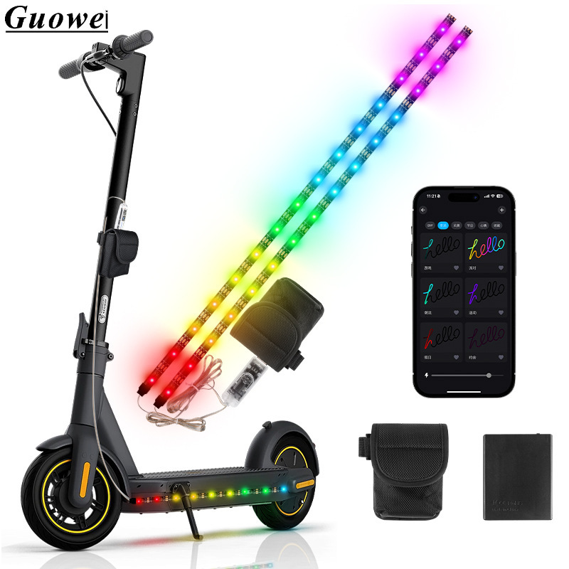Battery Box Scooter Light Strip Bicycle Decorative Light Bluetooth Rgb Colorful Outdoor Electric Scooter Ambient Light Battery Box Scooter Light Strip Bicycle Decorative Light Bluetooth Rgb Colorful Outdoor Electric Scooter Ambient Light