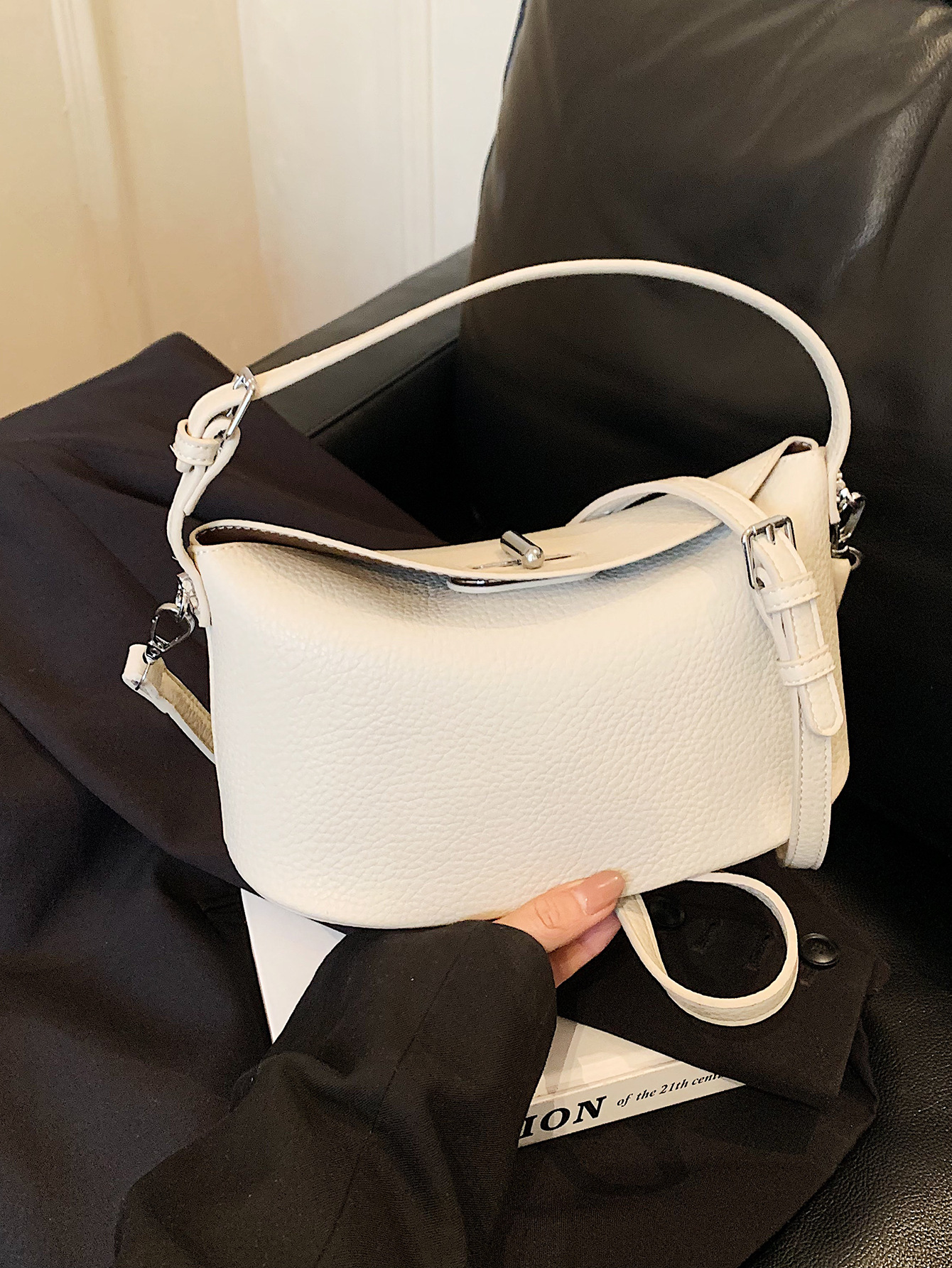 Bolsas de mujer transfronterizas, bolsas de hombro de damas, bolsas de moda, bolsas de mano de moda, bolsas de calle, bolsas simples, bolsas pequeñas image 3