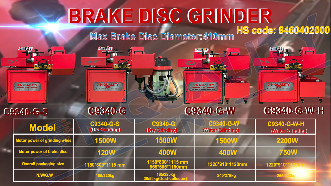 C9340-G-W-H Grinding Disc Machine Car Disc Machine Stepless Speed