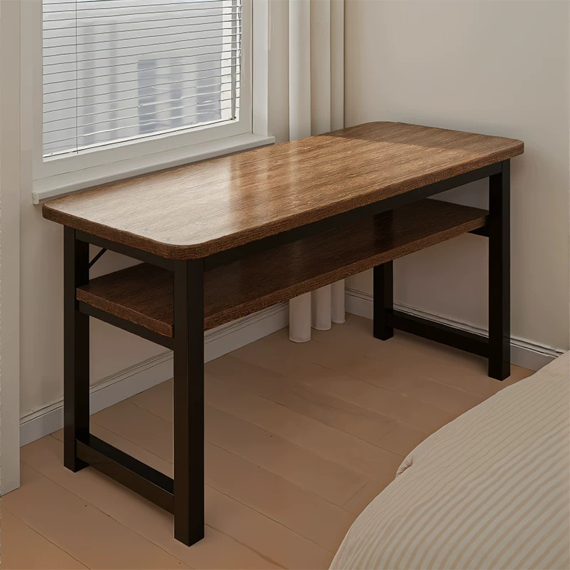 Long Rectangular Desk for Students, Suitable for Home Use in the Bedroom, for Studying and Writing, Rental Apartment, Narrow Computer Desk Against the Wall