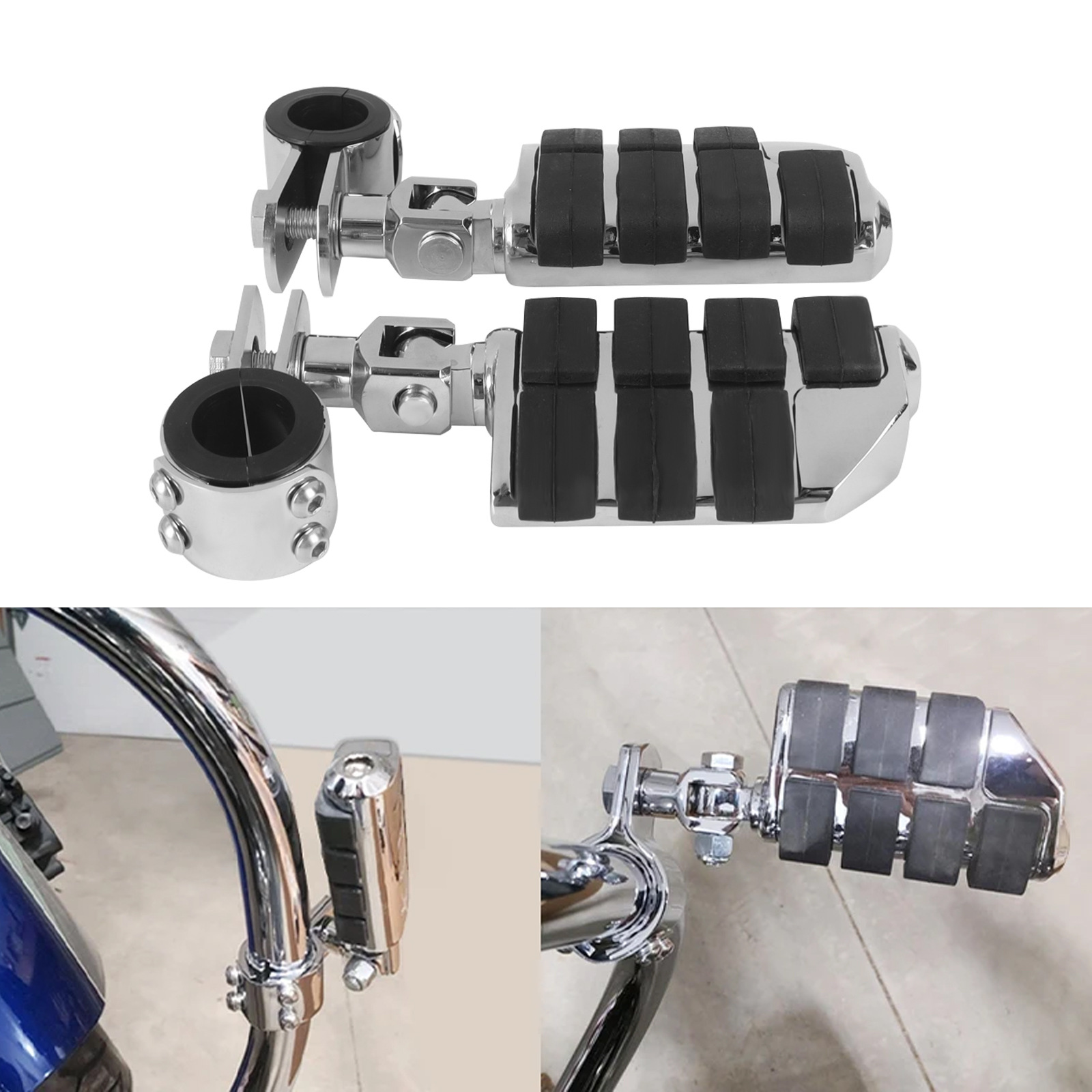 Motorcycle Accessories for Harley-Davidson Universal Modification: Bumper Guard Bar, Footrest, Rest Footrest, Foot Pedal