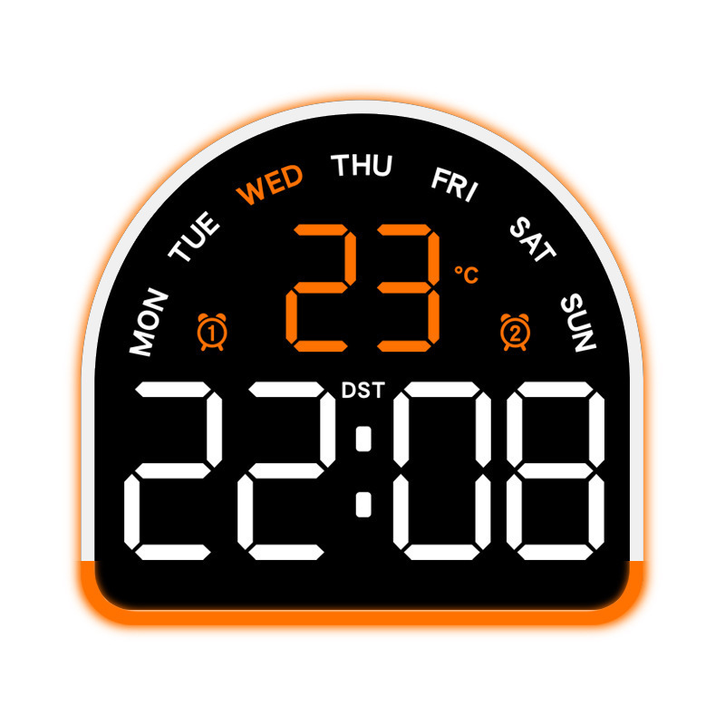 Nuevo reloj electrónico LED de luz de atmósfera reloj multifuncional de iluminación doméstica mostrando la temperatura del reloj de mesa 552