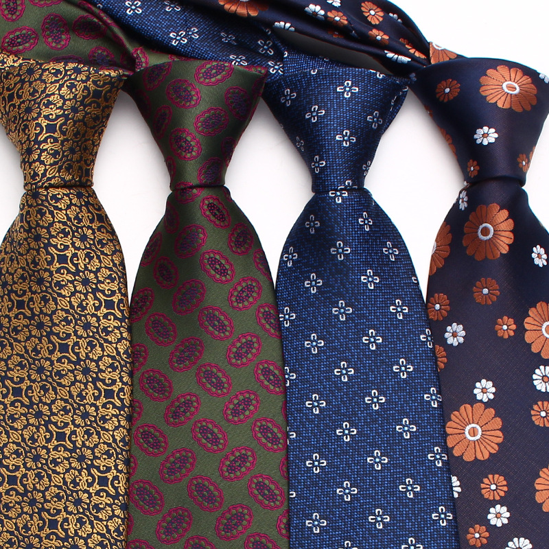 Herren Krawatte Mit Paisley Muster Aus Jacquard Polyester Business_voghion.com