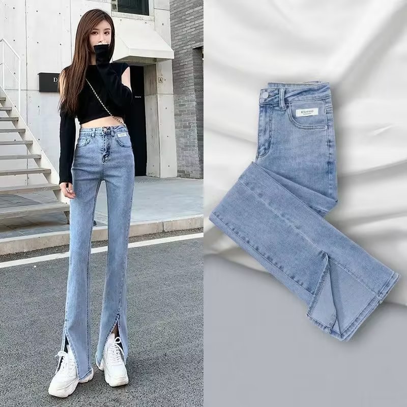 Summer blue design jeans