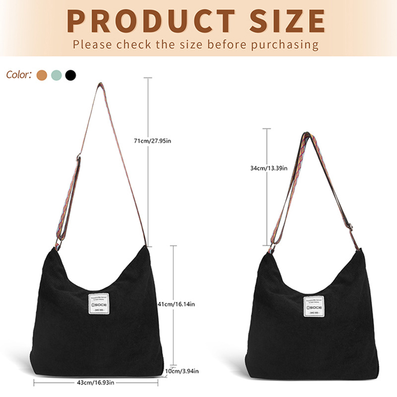 Women's Shoulder Tote Bag For Commuting Travel And Daily Use_voghion.com