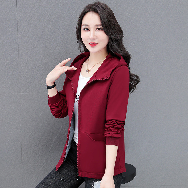 2022 New Spring and Autumn Casual Tops for Ladieswear Middle-Aged Women Spring Style Tops Middle-Aged and Elderly Thin Large Size Topss