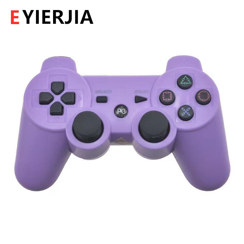 Mando de juego PS3 multicolor con botón universal de copo de nieve de doble vibración Bluetooth inalámbrico con mango P3 transfronterizo de fábrica
