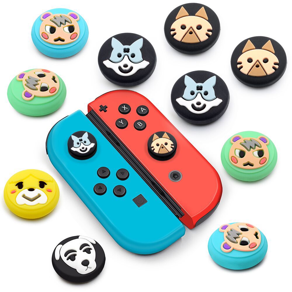 For Nintendo switch/lite rocker silicone cap joycon 3D protective cap Animal Forest