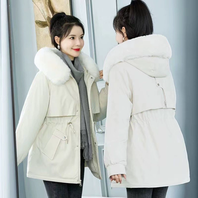 Winter short warm down jacket with down, 2023, Korean style