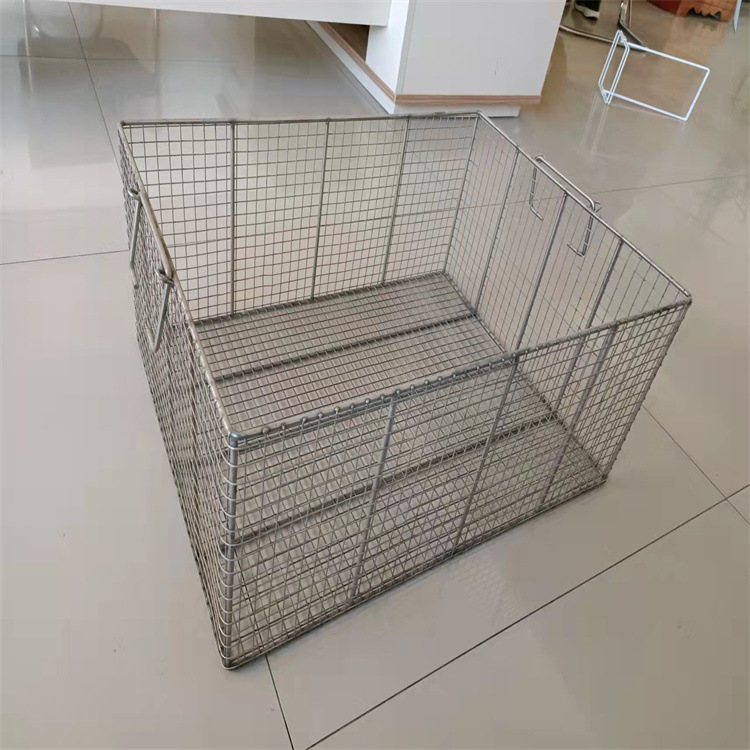 不锈钢医疗器械高温清洗筛网厨房用电焊网收纳置物筐