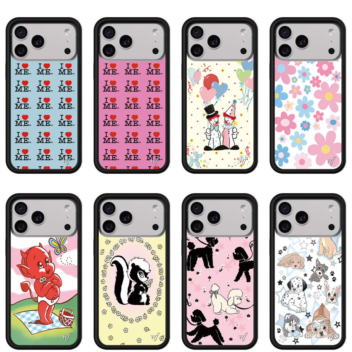 Wildflow Puppy Party iPhone 17 / 16 Pro Max / 15 Plus telefon qabı