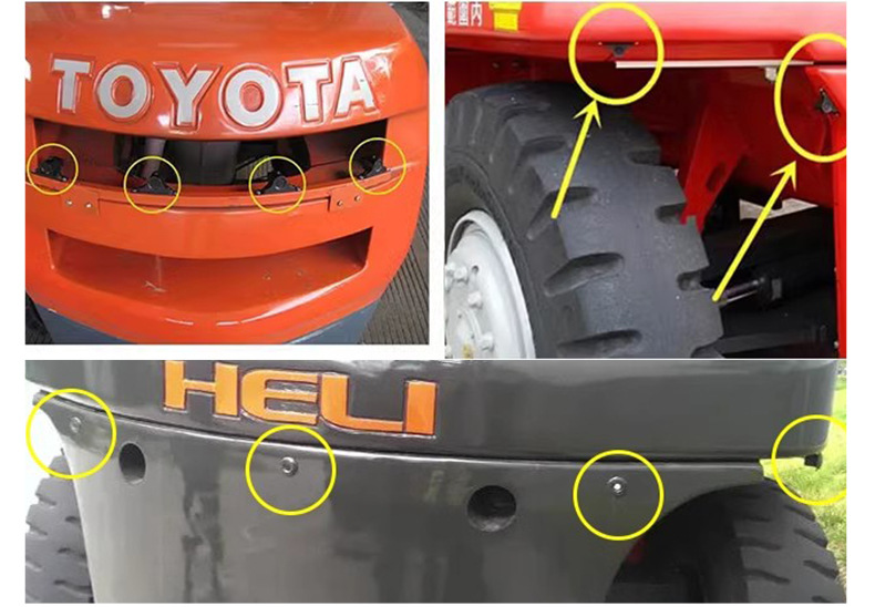 Forklift, Excavator, and Loader Ai Anti-Collision System, Reversing Radar, Blind Spot Visual and Audible Alarm, Camera Monitoring