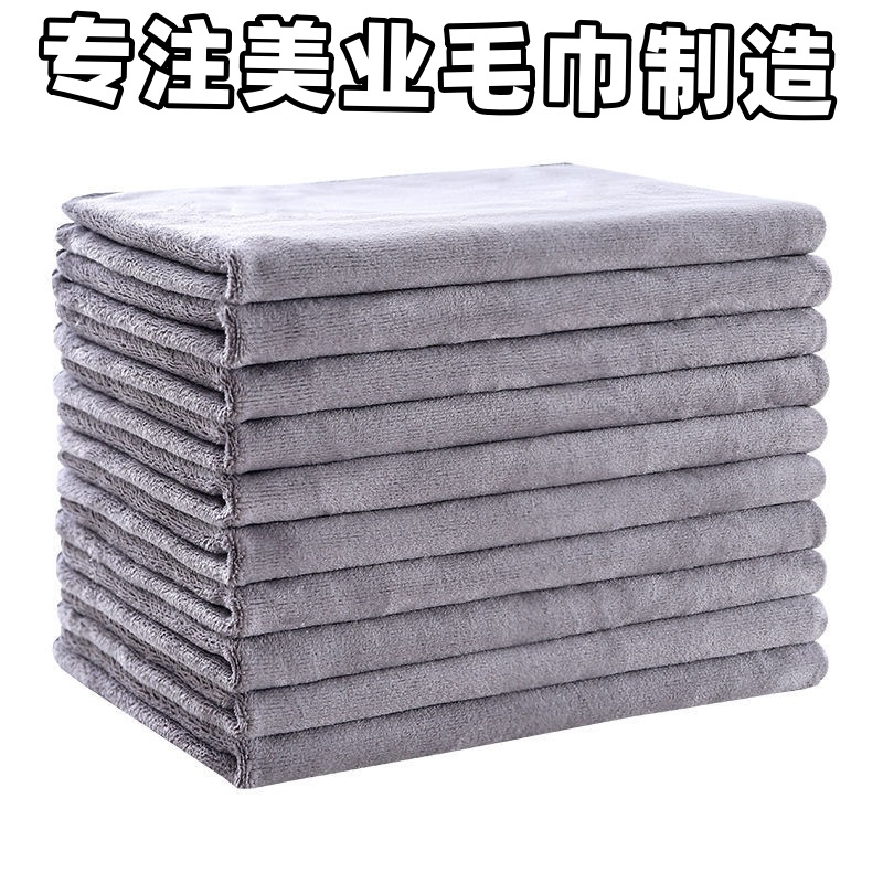 Fabricante al por mayor peluquería toalla salón de belleza peluquería especial absorción de agua pañuelo de microfibra personalizada impresión LOGO