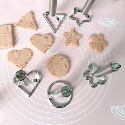 Stainless steel cookie mold dumpling skin mold cookie cutter Christmas cookie mold baking utensils