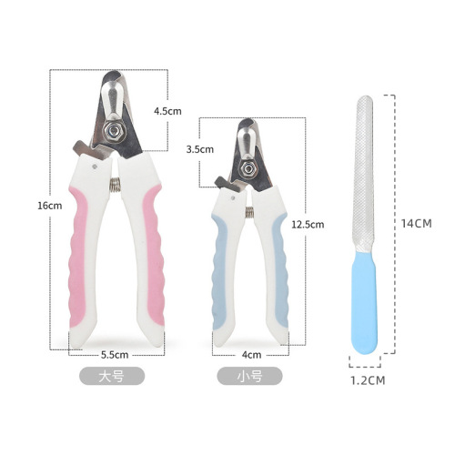 Wholesale Pipitao Pet Nail Clipper with File Splash-proof Small Dog Alloy Cutter Head Dog Nails