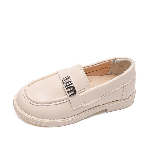 Children's Leather Shoes 2024 Spring Boys Black Dance Little Leather Shoes British Style Baby Primary School Children's Performance Shoes