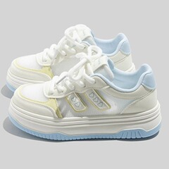 女の子カジュアルシューズ 2025 夏の新メッシュ通気性シングルメッシュスポーツシューズ中型および大型子供女の子カジュアルスニーカー