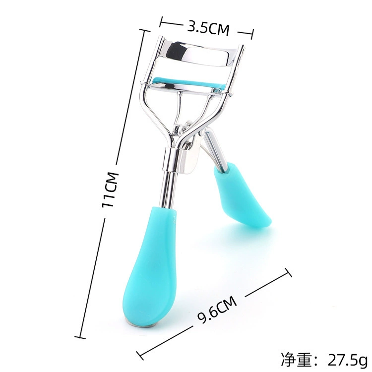 Handheld Eyelash Curler, Plastic Grip, For False Lashes, Compact 5.5 cm