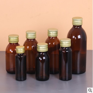 医药糖浆分装密封空瓶口服液50ml玻璃瓶药水药粉分装瓶油瓶耐酸碱