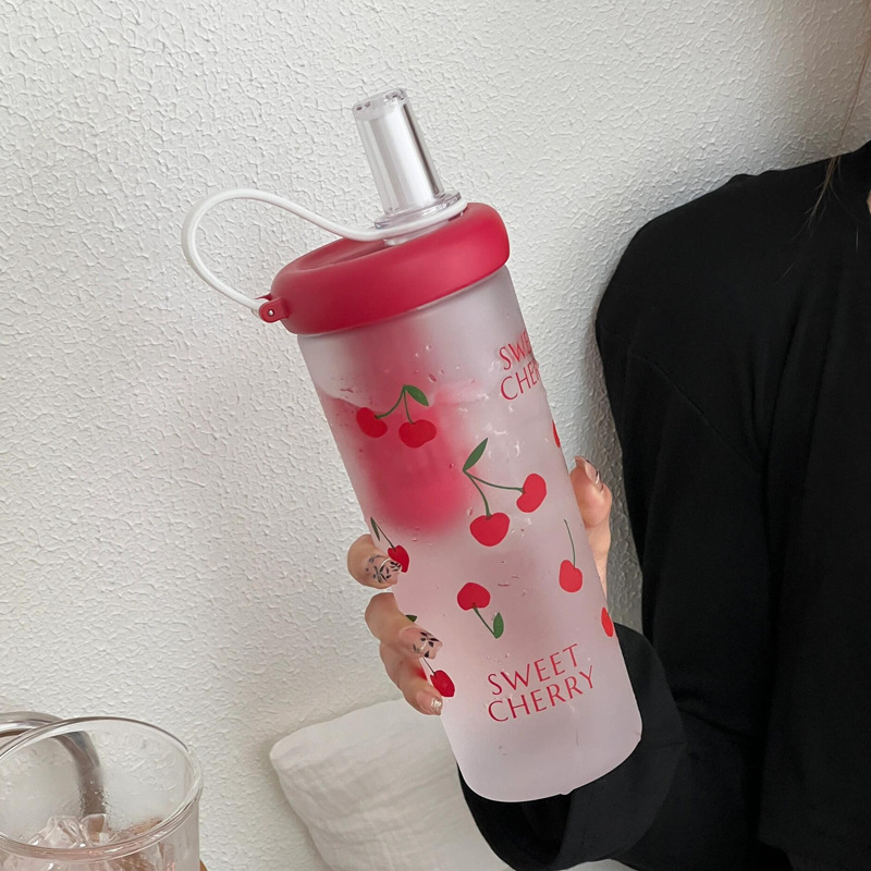 世大家水杯大容量高颜值女生夏季运动耐高温便携吸管杯茶水分离杯|undefined
