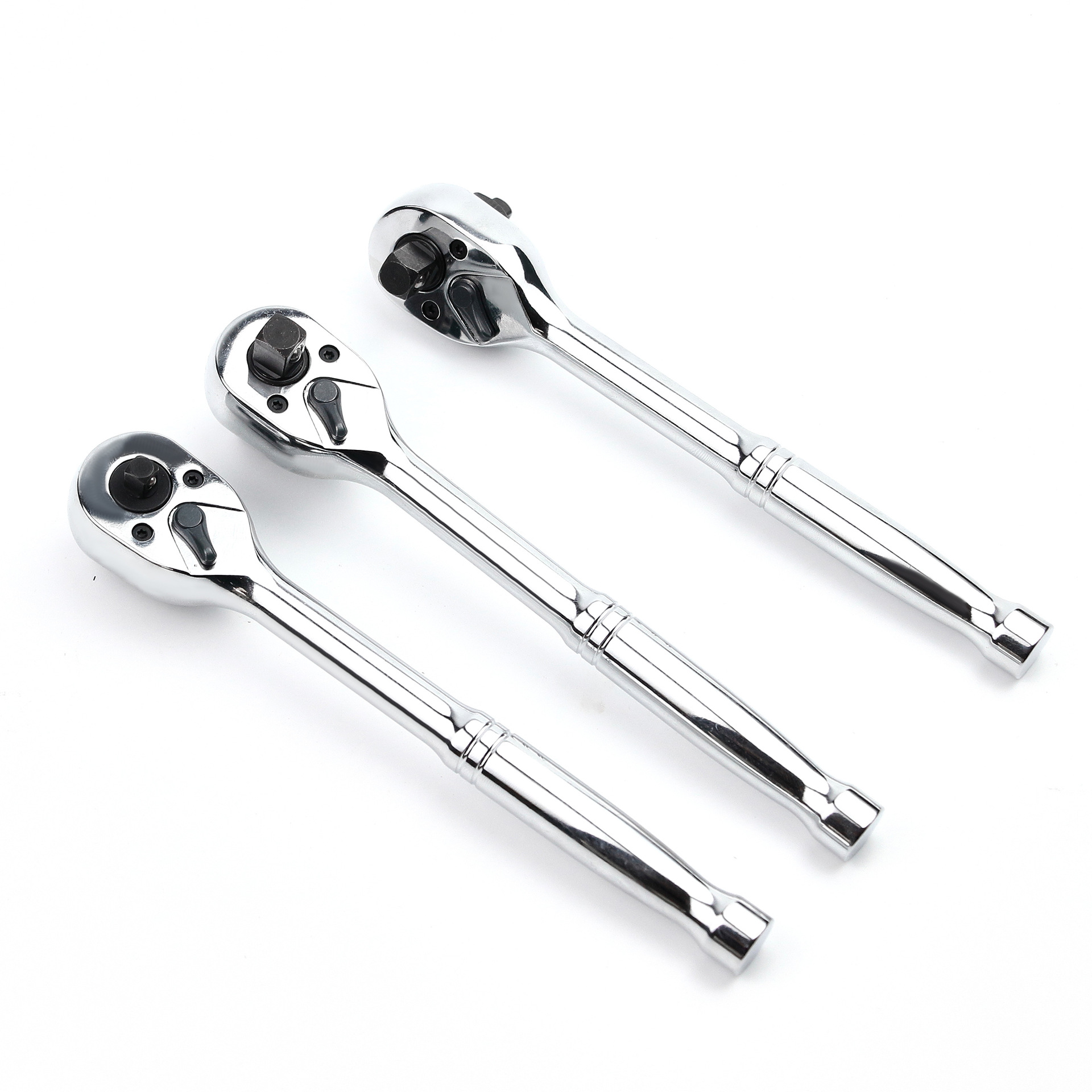 厂家葫芦柄大中小飞1/2 1/4 3/8棘轮扳手24齿快板双向飞扳汽修工