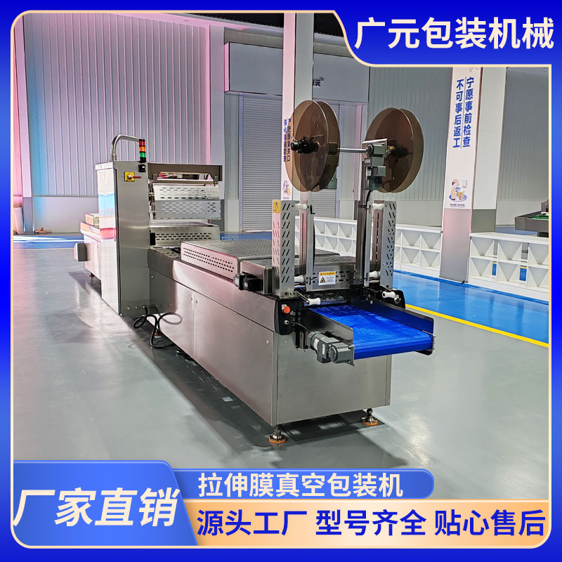 广慧元 奥尔良调理鸡拉伸膜真空包装机 鲜鸡整鸡拉伸式真空封口机