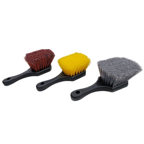 Factory direct sales soft and hard filament car beauty cleaning supplies car wash short handle tire brush wheel hub brush foot pad brush